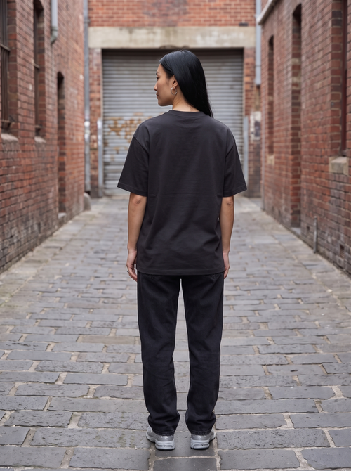 Last Tram Oversized T-Shirt - Back view