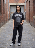 Last Tram Oversized T-Shirt - Front view