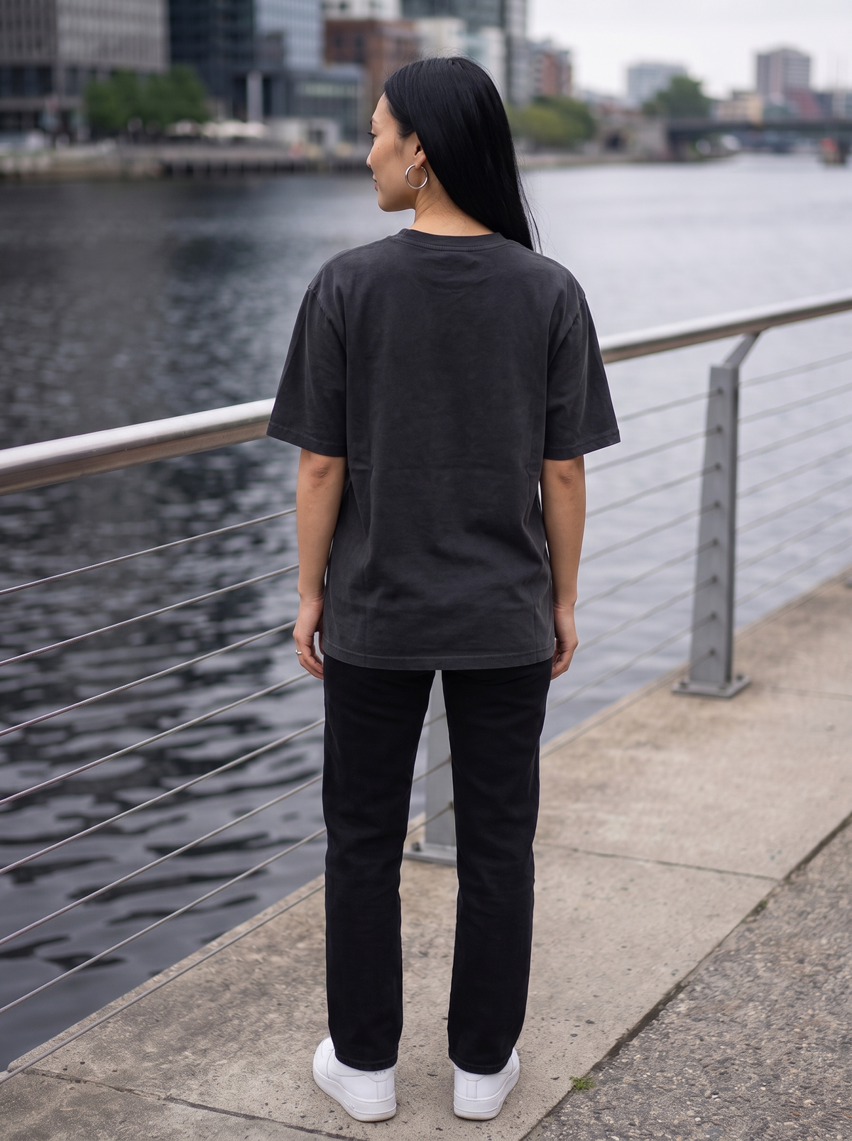 Night Swim Oversized T-Shirt - Back view