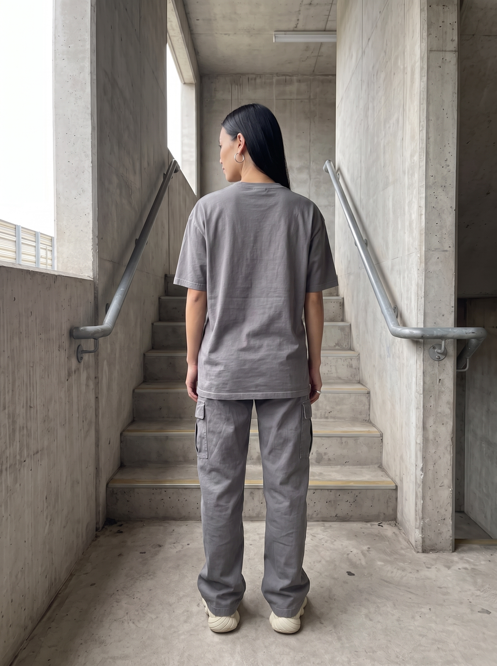 Signal Lost Oversized T-Shirt - Back view
