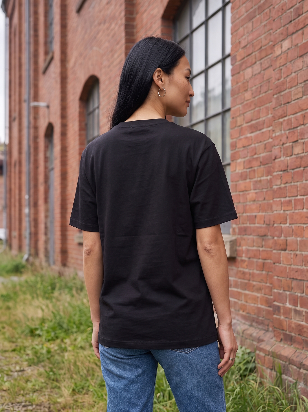 Wild Orchid Oversized T-Shirt - Back view